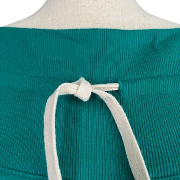 Free People Beach Gemma Mini Off The Shoulder Boho Dress Cadmium Green Size XS - Picture 6 of 14